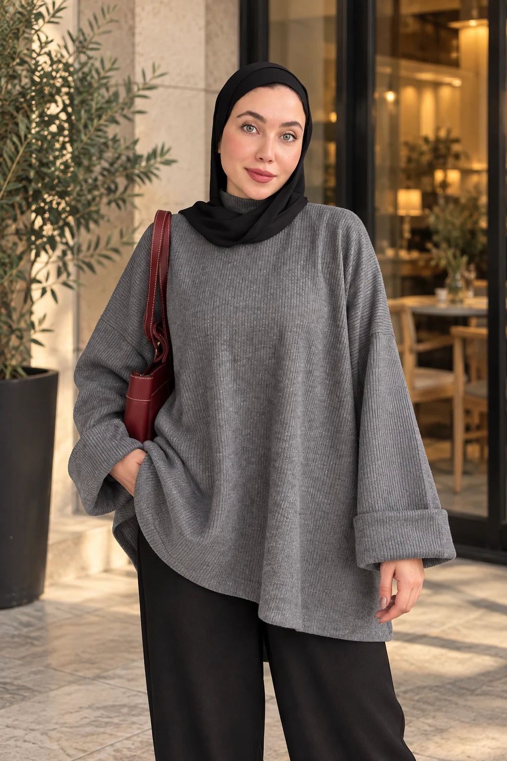 Lila pullover