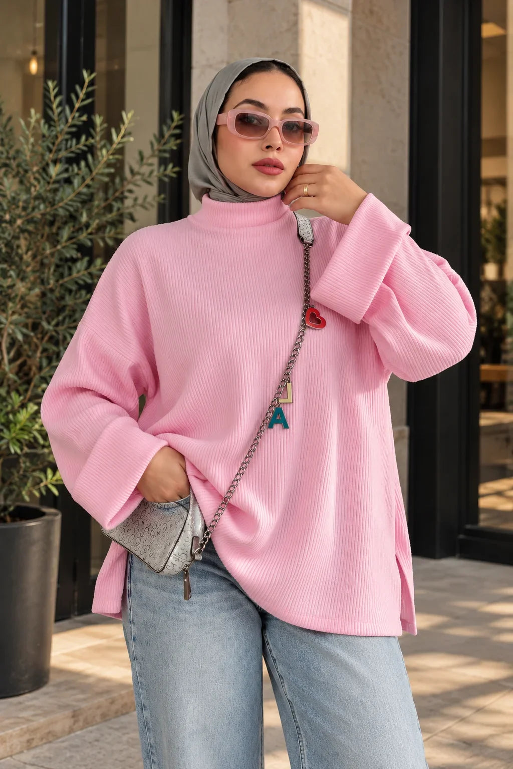 Lila pullover